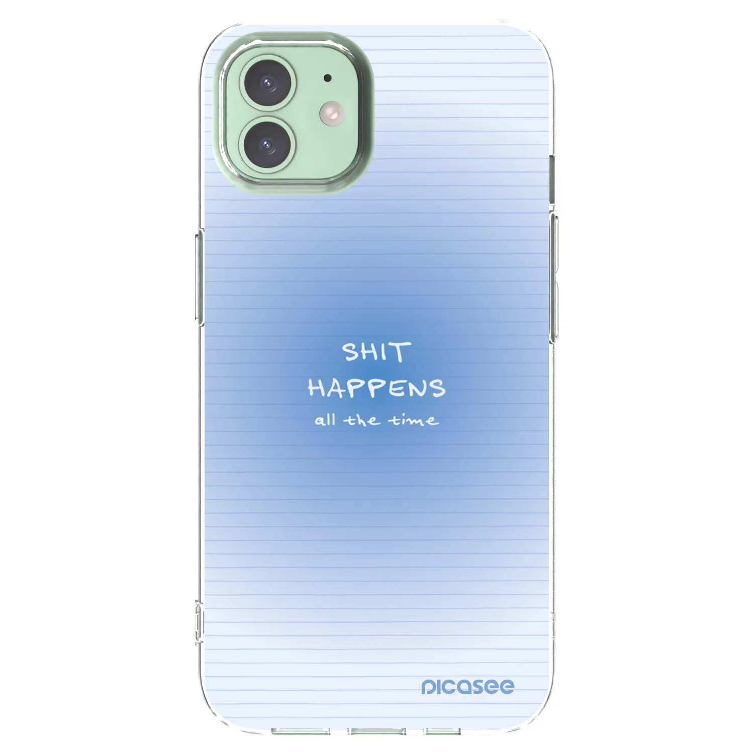 Picasee silikónový prehľadný obal pre Apple iPhone 12 - Oops Memo