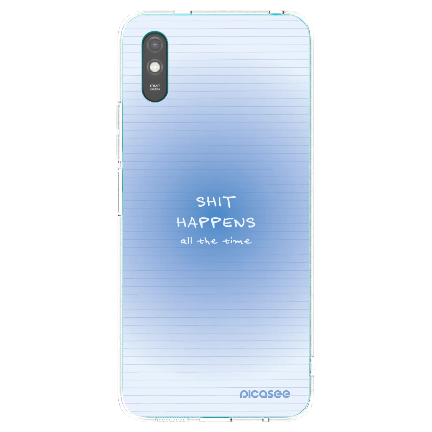 Picasee silikónový prehľadný obal pre Xiaomi Redmi 9AT - Oops Memo