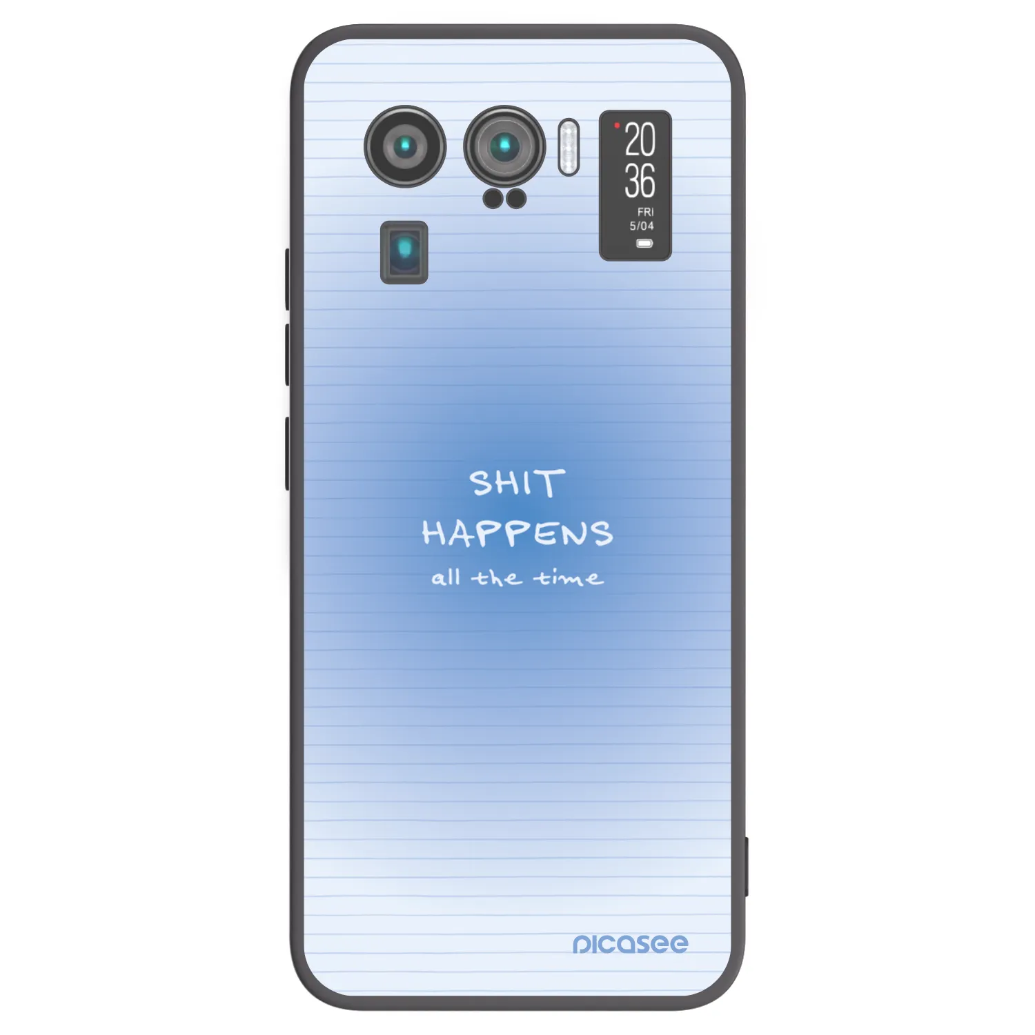 Picasee silikónový čierny obal pre Xiaomi Mi 11 Ultra - Oops Memo