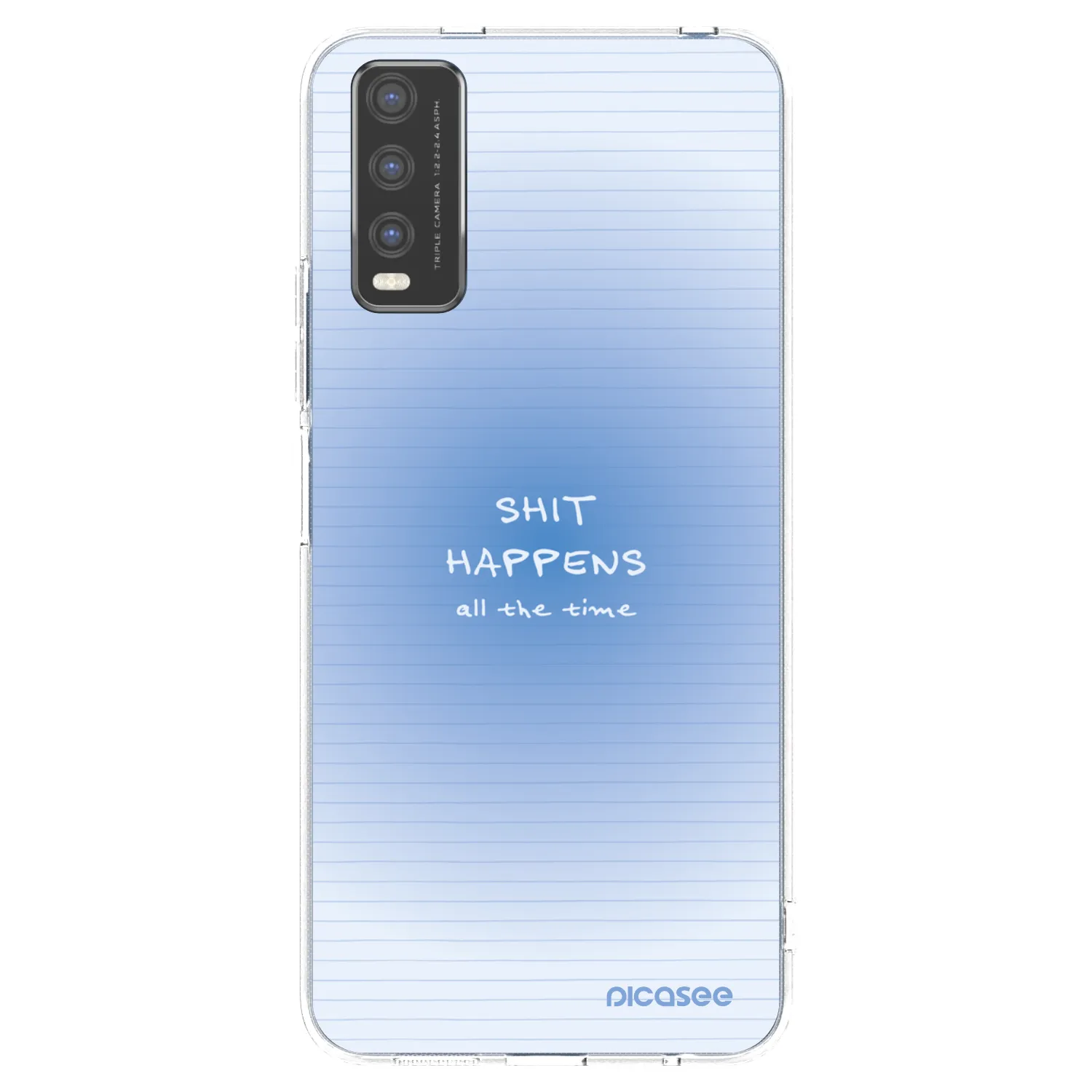 Picasee silikónový prehľadný obal pre Vivo Y20s - Oops Memo