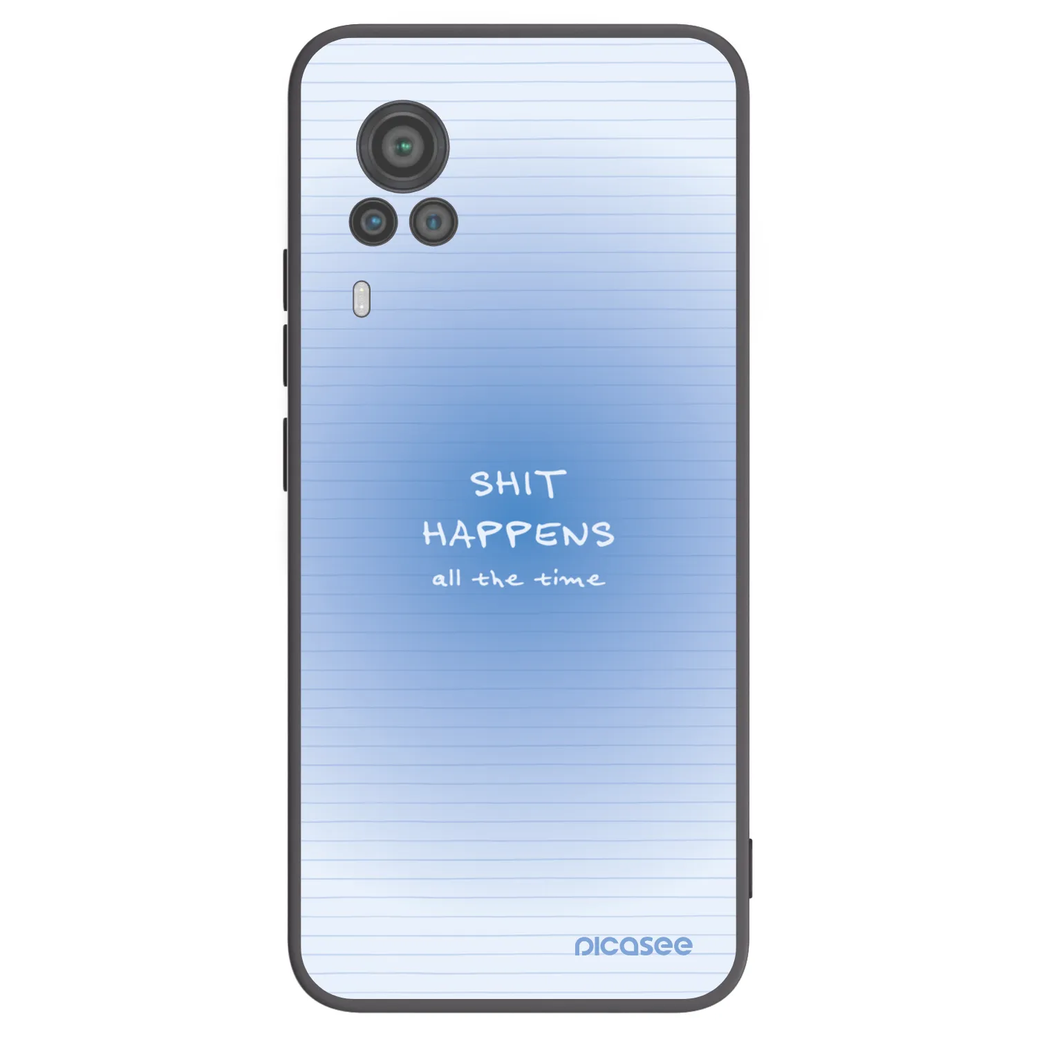 Picasee silikónový čierny obal pre Vivo X60 Pro 5G - Oops Memo