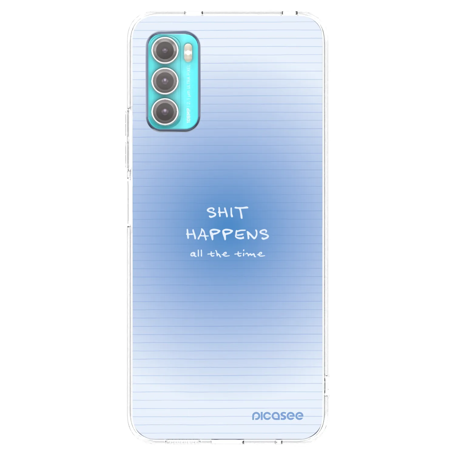 Picasee silikónový prehľadný obal pre Motorola Moto G60 - Oops Memo