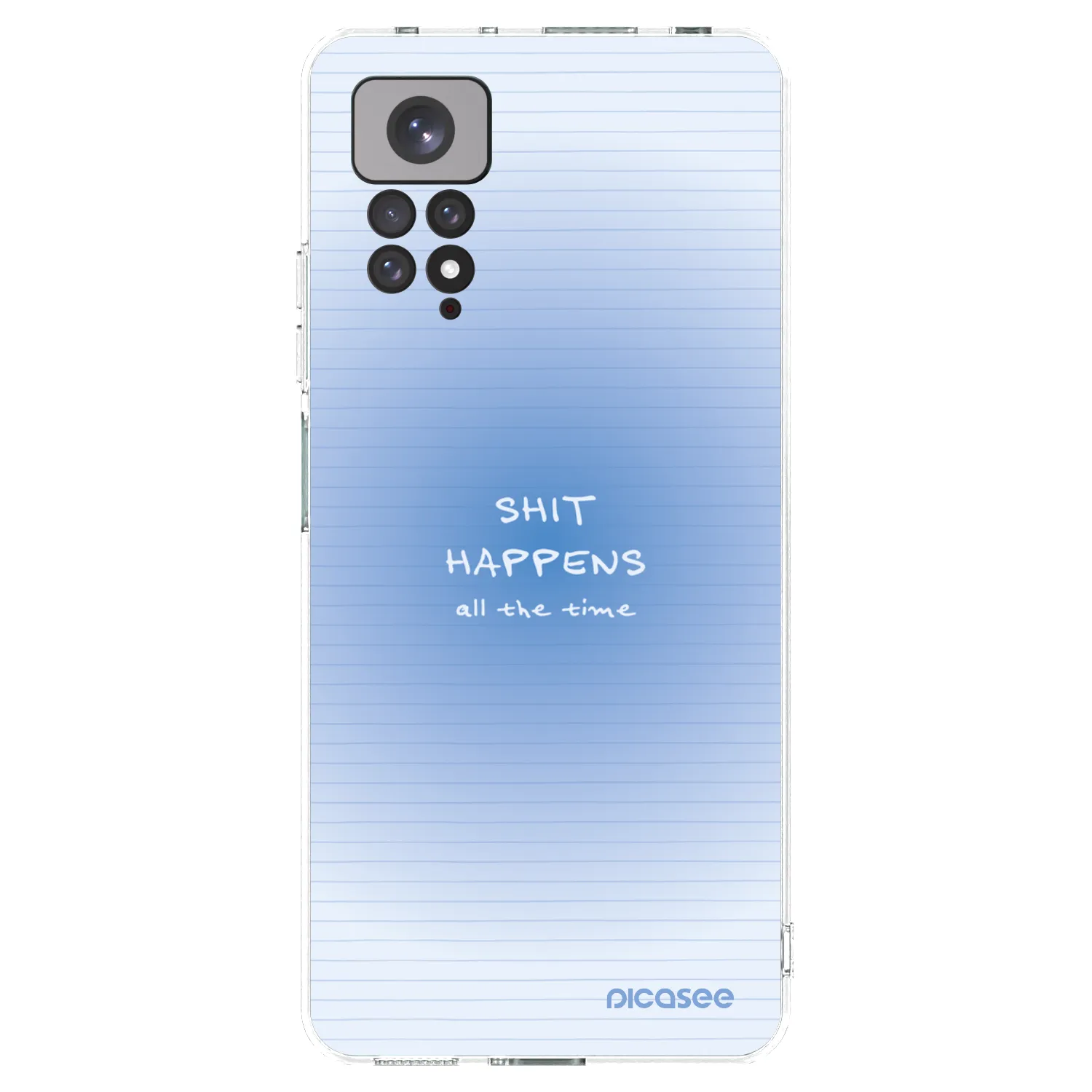 Picasee silikónový prehľadný obal pre Xiaomi Redmi Note 11 - Oops Memo