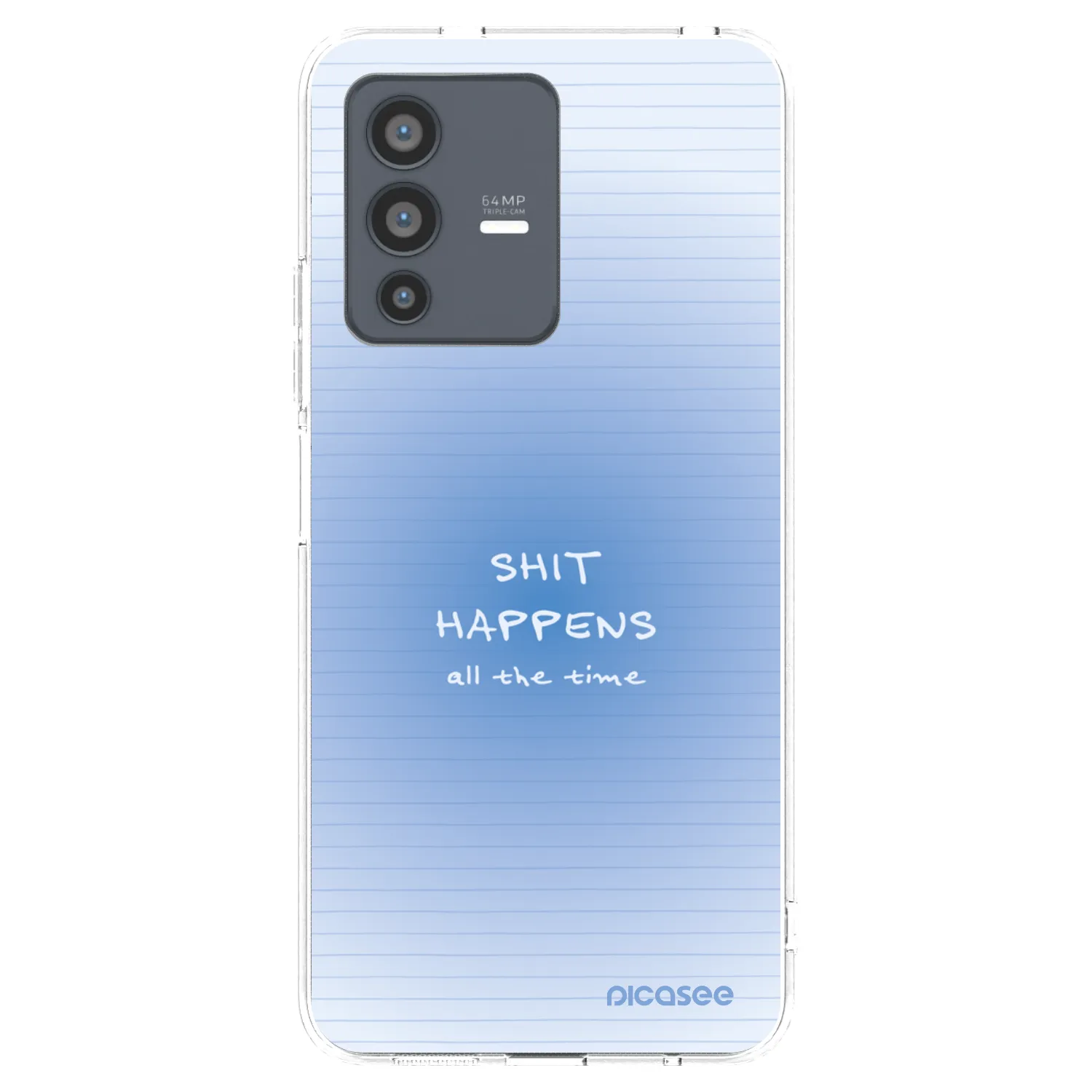 Picasee silikónový prehľadný obal pre Vivo V23 5G - Oops Memo