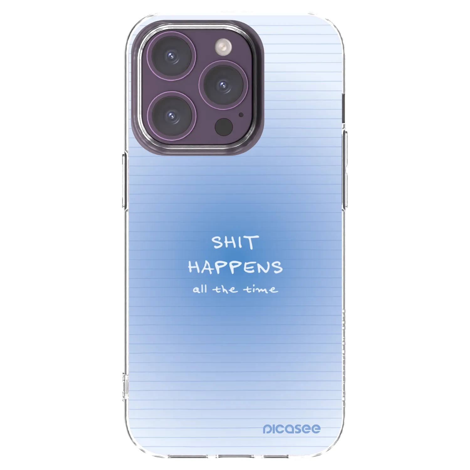 Picasee silikónový prehľadný obal pre Apple iPhone 14 Pro - Oops Memo