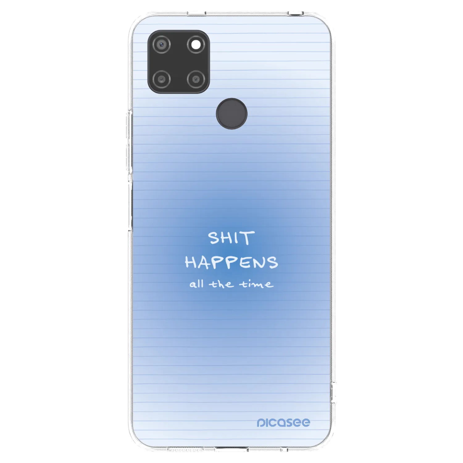 Picasee silikónový prehľadný obal pre Realme C21Y - Oops Memo