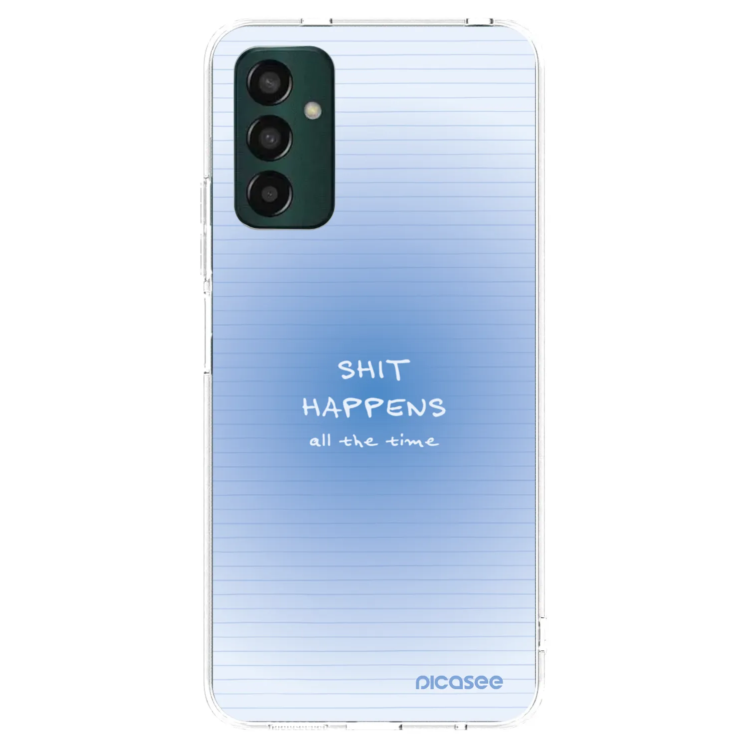 Picasee silikónový prehľadný obal pre Samsung Galaxy M13 M135F - Oops Memo