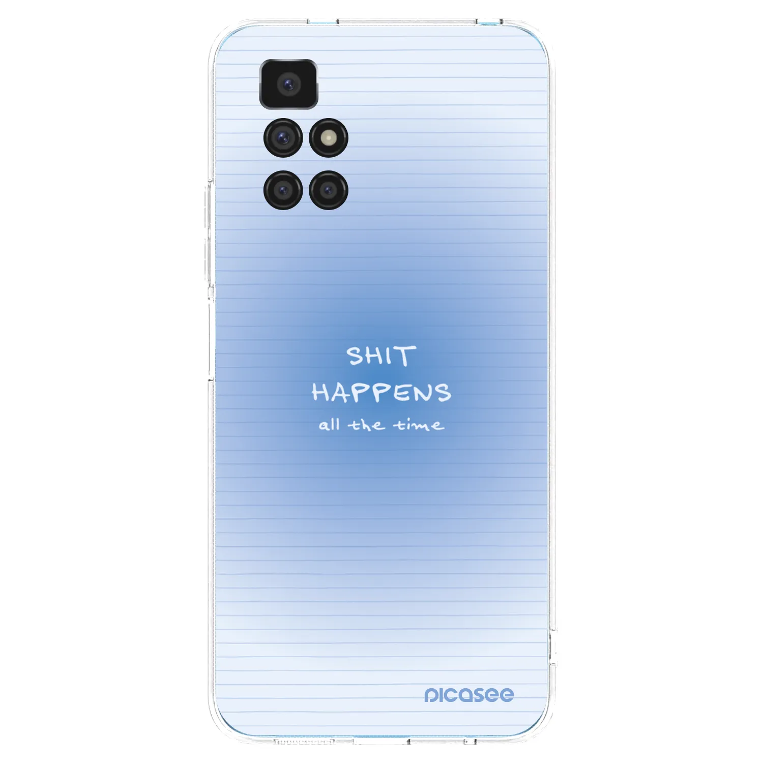 Picasee silikónový prehľadný obal pre Xiaomi Redmi 10 (2022) - Oops Memo