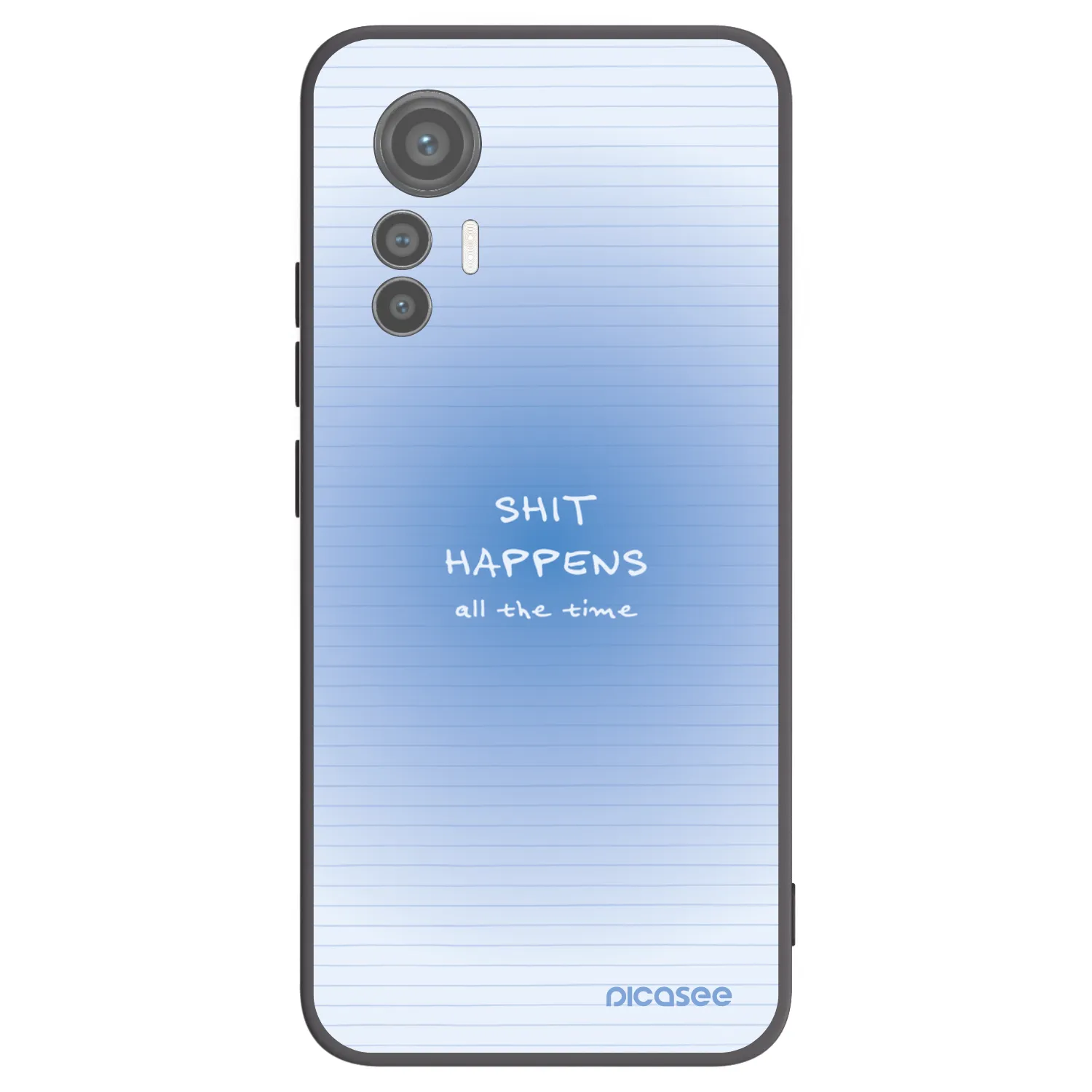 Picasee silikónový čierny obal pre Xiaomi 12 Lite - Oops Memo