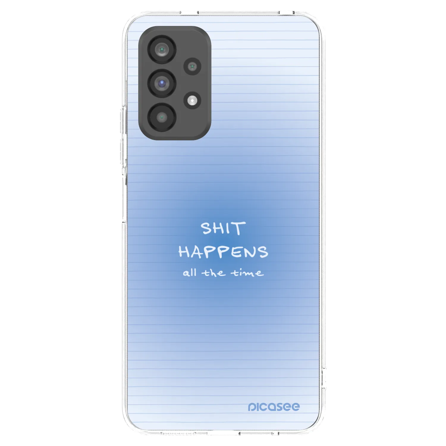 Picasee silikónový prehľadný obal pre Samsung Galaxy A73 5G - Oops Memo