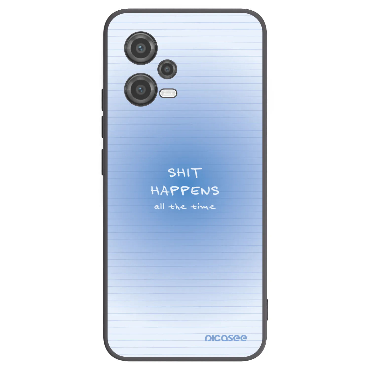 Picasee silikónový čierny obal pre Xiaomi Poco X5 - Oops Memo