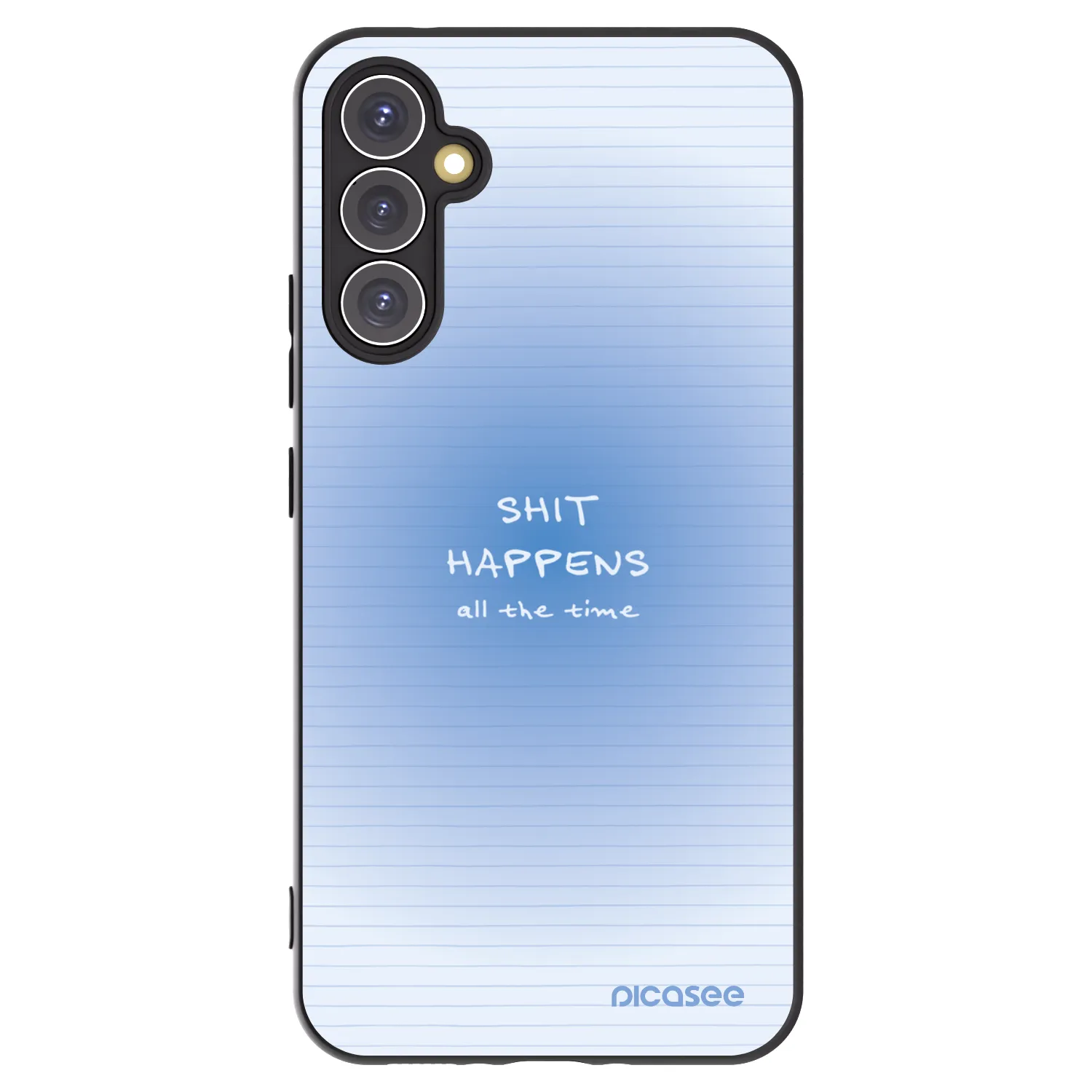 Picasee silikónový čierny obal pre Samsung Galaxy A34 5G A346B - Oops Memo