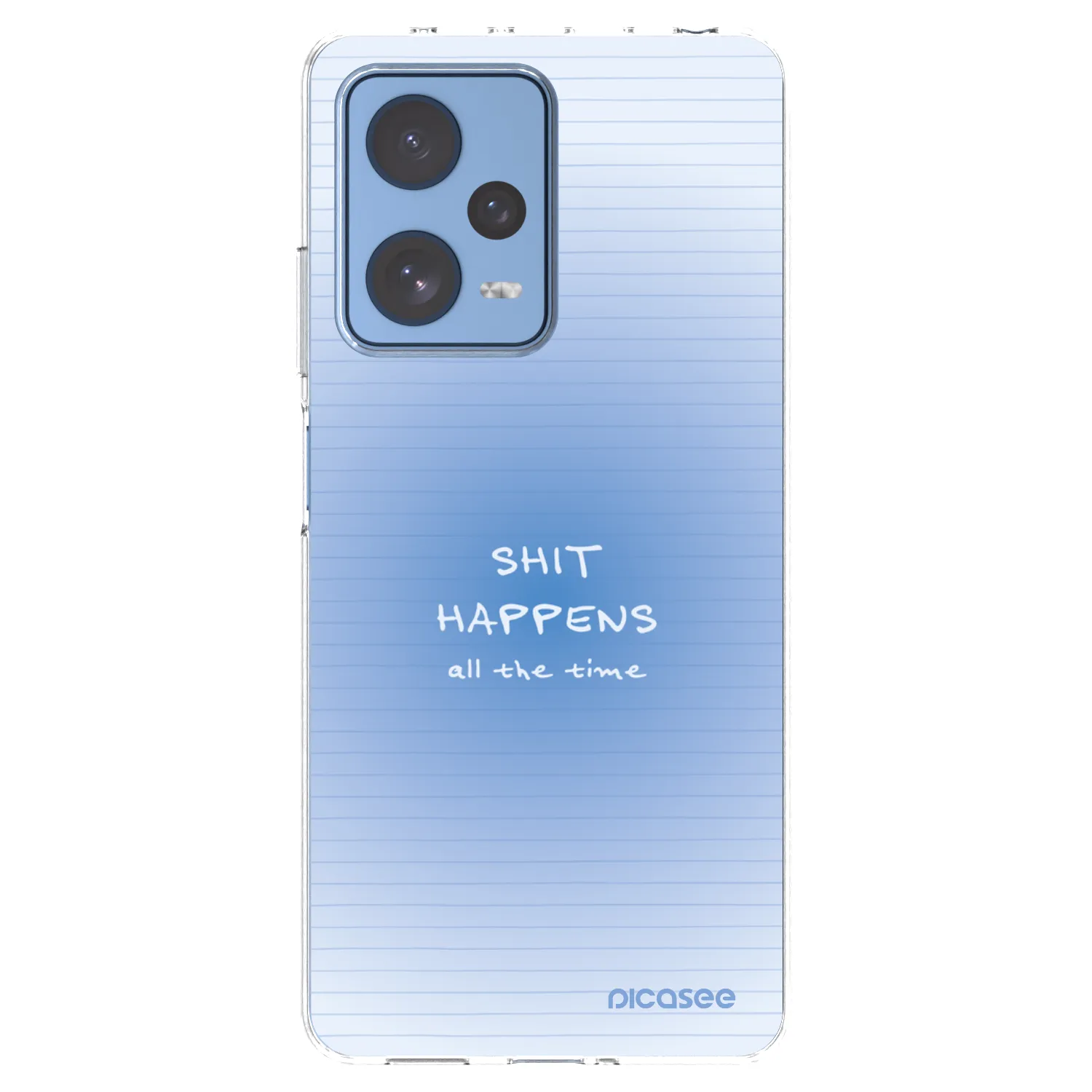 Picasee silikónový prehľadný obal pre Xiaomi Redmi Note 12 Pro 5G - Oops Memo