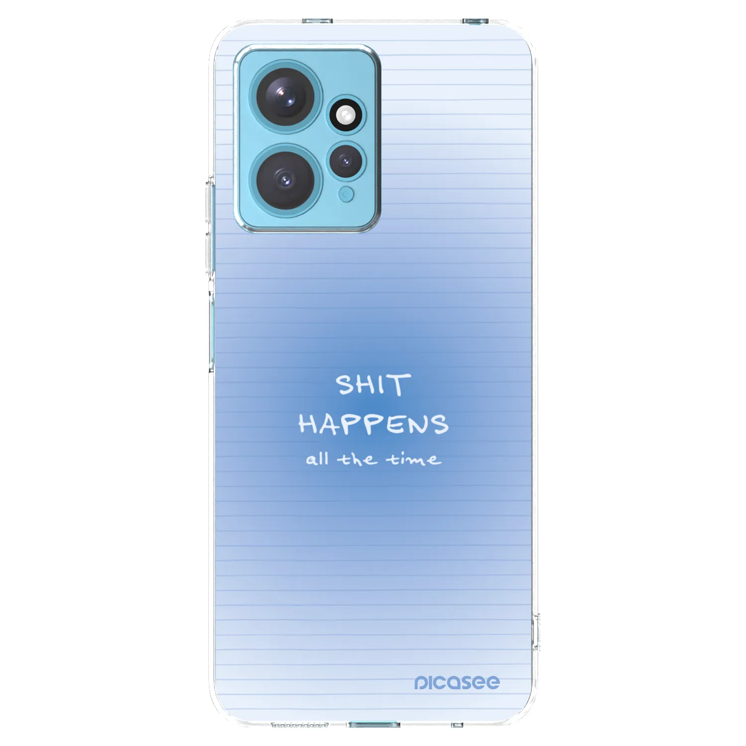 Picasee silikónový prehľadný obal pre Xiaomi Redmi Note 12 4G - Oops Memo