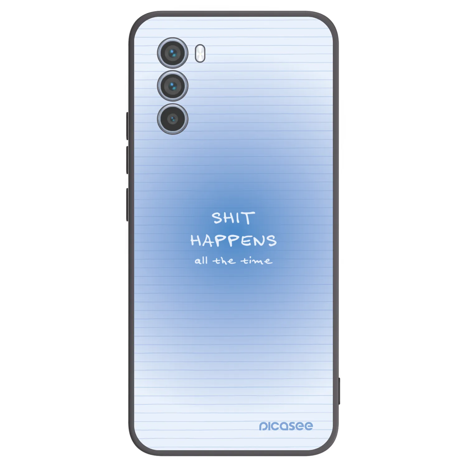 Picasee silikónový čierny obal pre Motorola Moto G62 - Oops Memo