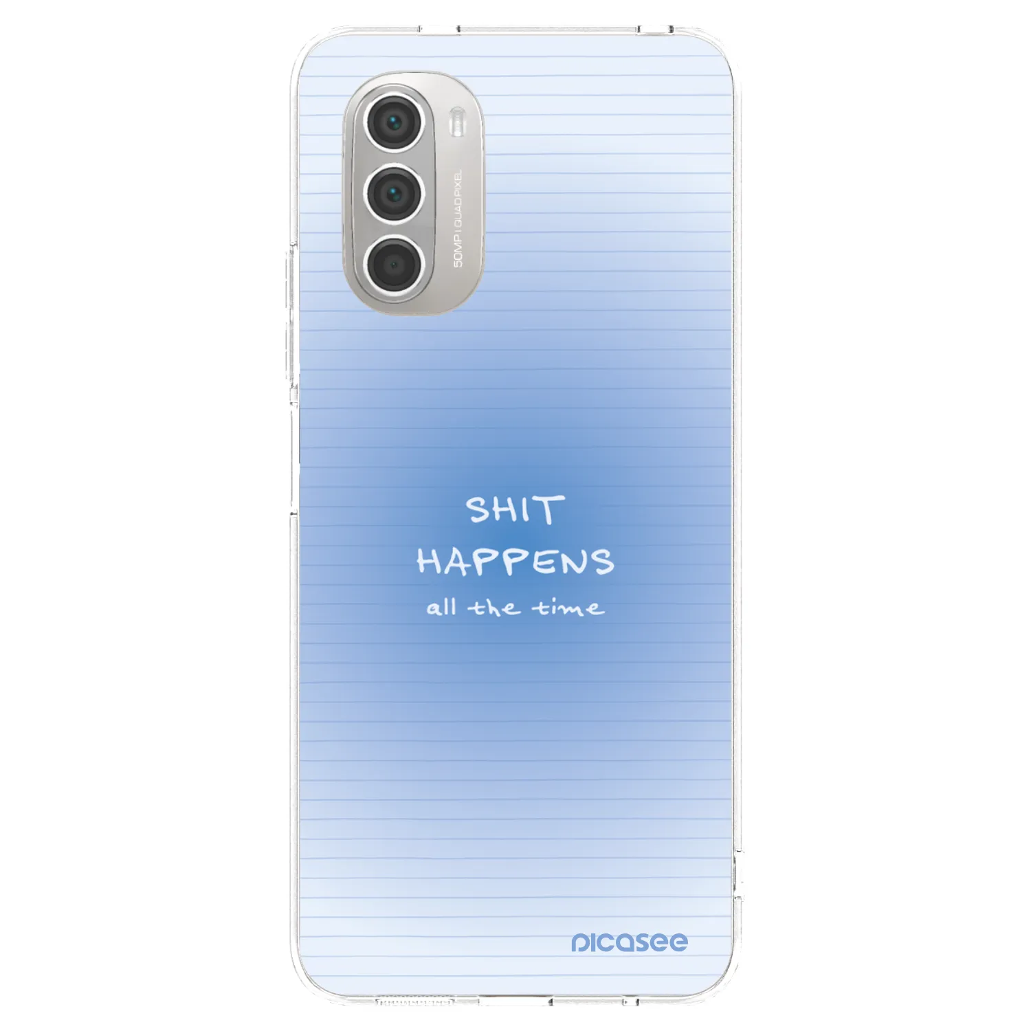 Picasee silikónový prehľadný obal pre Motorola Moto G51 - Oops Memo