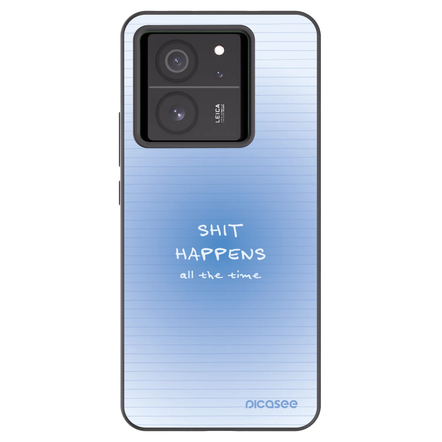 Picasee silikónový čierny obal pre Xiaomi 13T Pro - Oops Memo