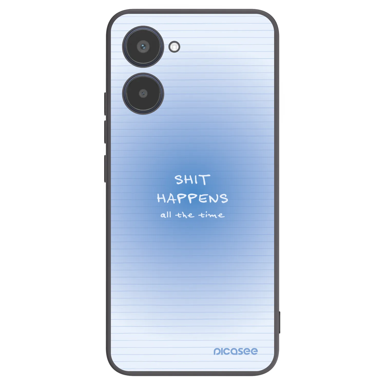 Picasee silikónový čierny obal pre Realme 10 4G - Oops Memo