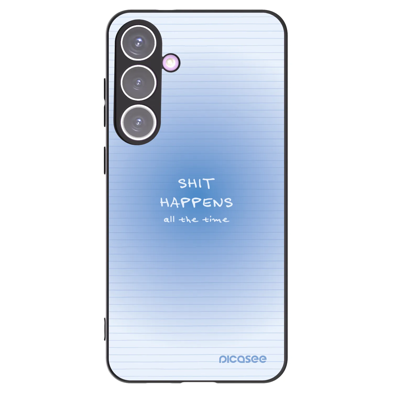 Picasee silikónový čierny obal pre Samsung Galaxy S24+ S926B 5G - Oops Memo