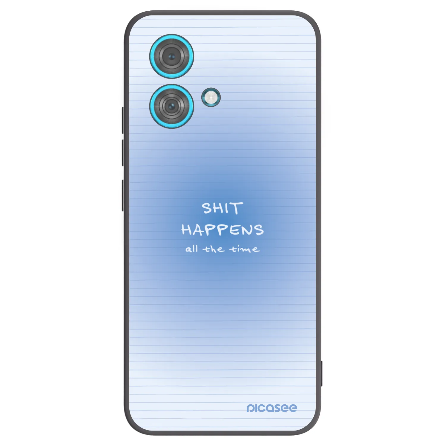 Picasee silikónový čierny obal pre Motorola Edge 40 Neo - Oops Memo