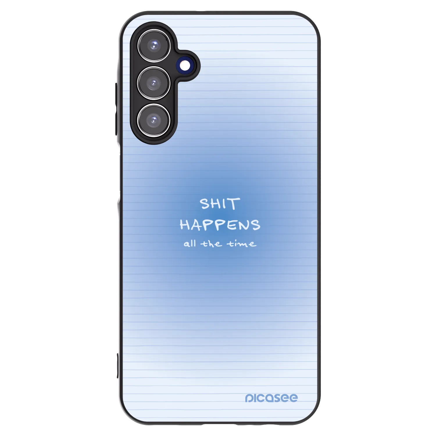 Picasee silikónový čierny obal pre Samsung Galaxy A15 A156B 5G - Oops Memo
