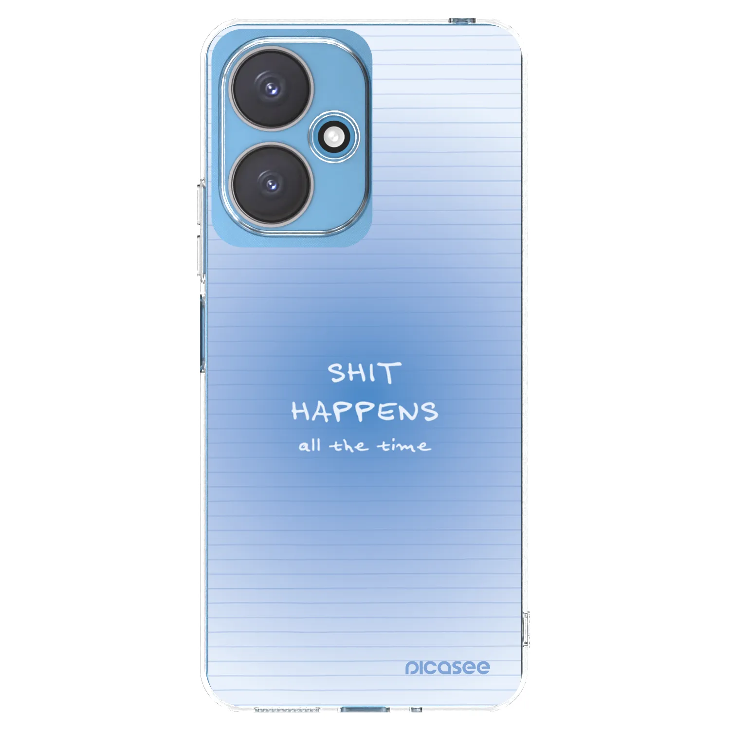 Picasee silikónový prehľadný obal pre Xiaomi Redmi 13C 5G - Oops Memo