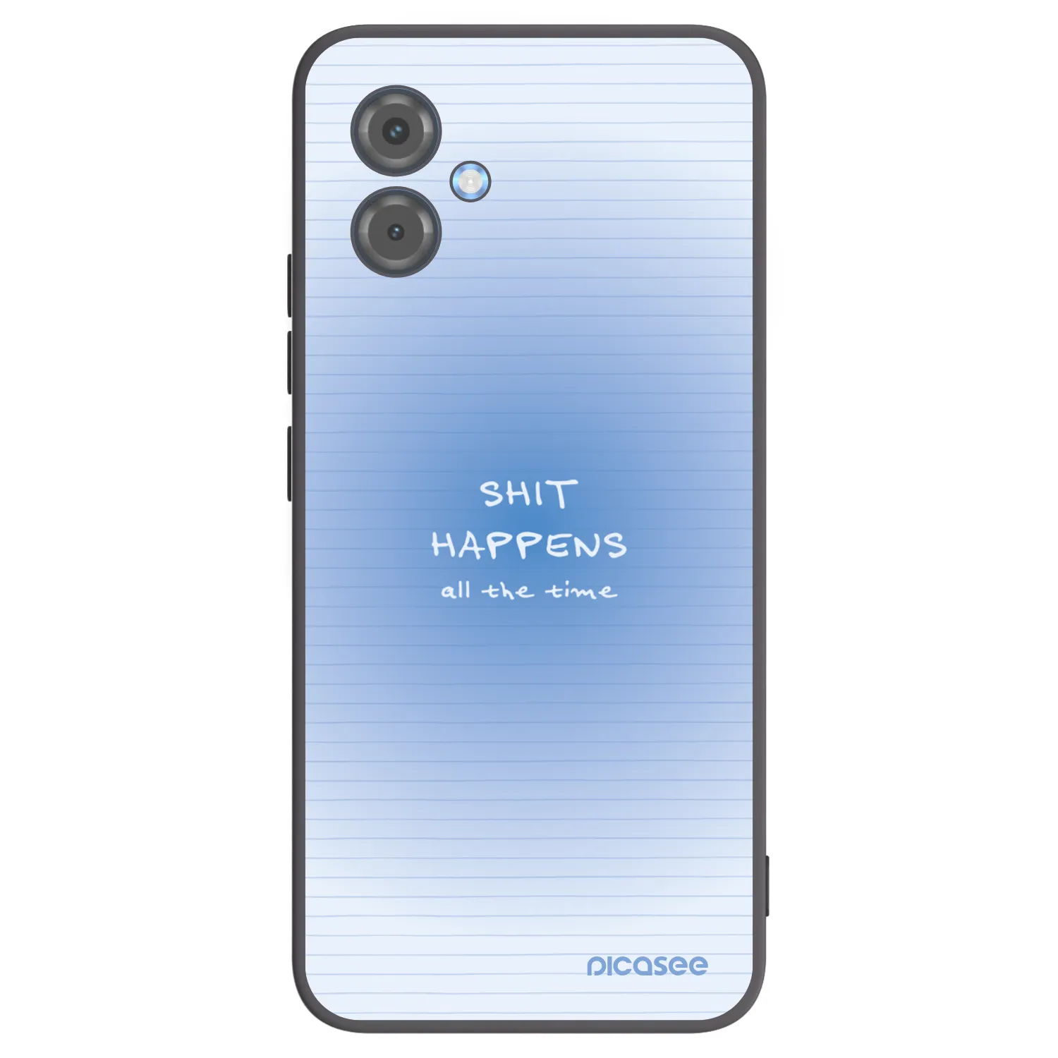 Picasee silikónový čierny obal pre Motorola Moto G14 - Oops Memo