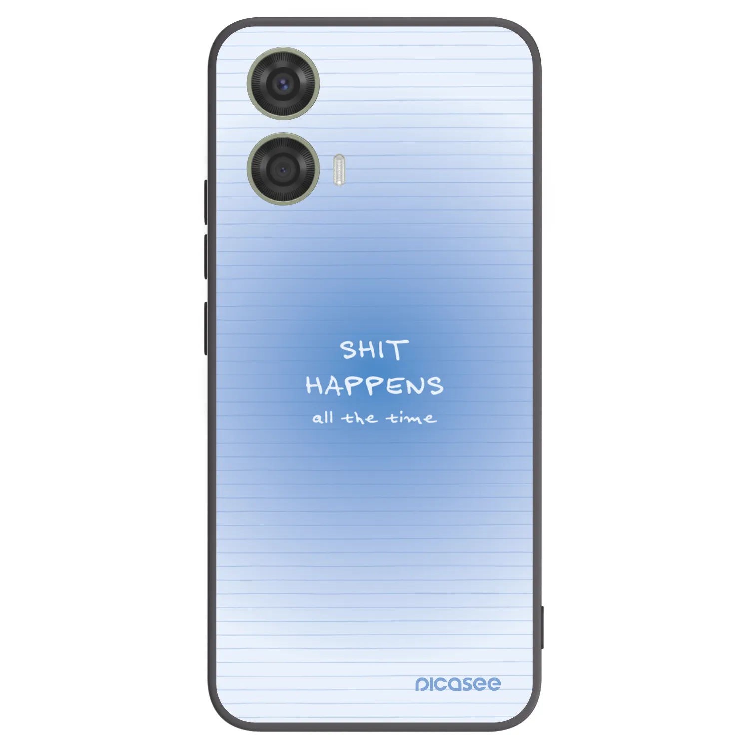 Picasee silikónový čierny obal pre Motorola Moto G24 - Oops Memo