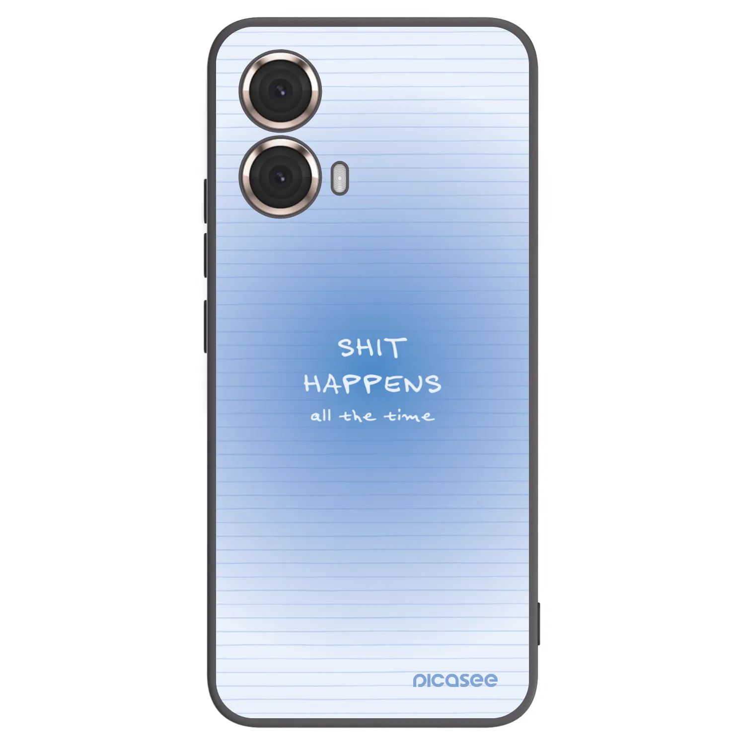 Picasee silikónový čierny obal pre Motorola Moto G85 - Oops Memo