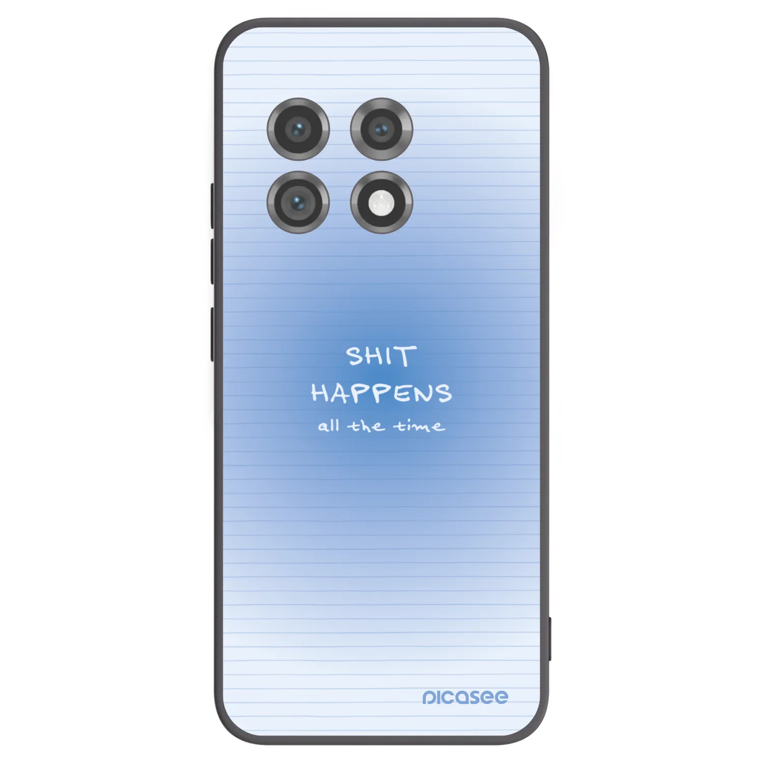 Picasee silikónový čierny obal pre OnePlus 11 5G - Oops Memo