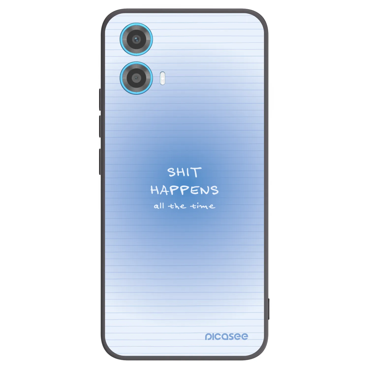 Picasee silikónový čierny obal pre Motorola Moto G34 5G - Oops Memo