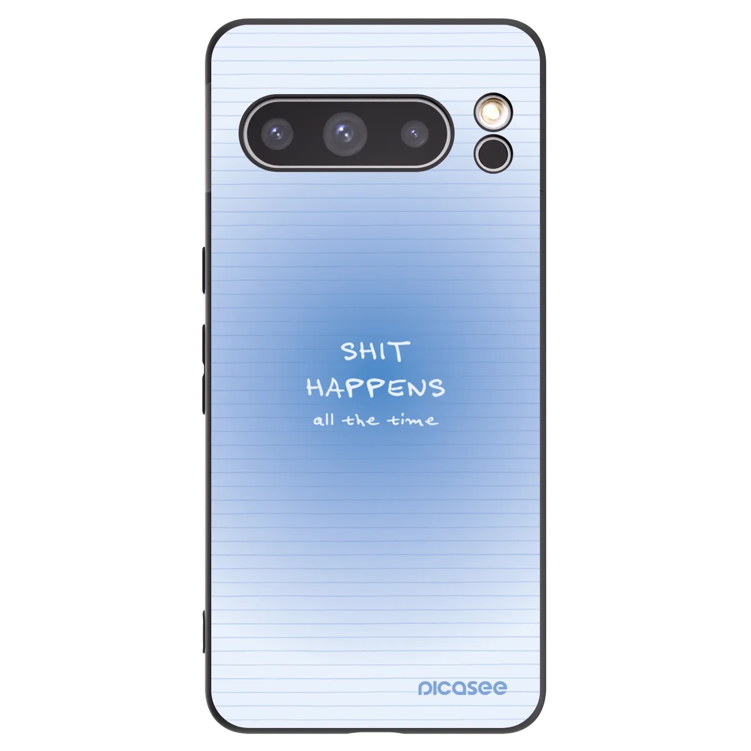 Picasee silikónový čierny obal pre Google Pixel 8 Pro - Oops Memo