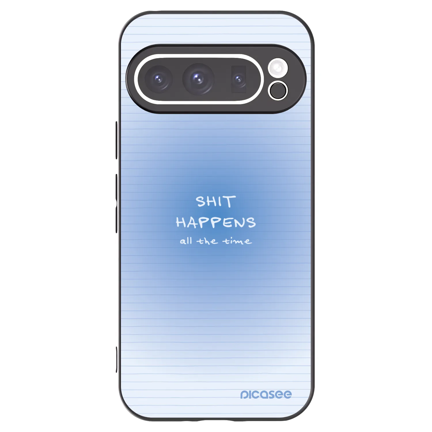 Picasee silikónový čierny obal pre Google Pixel 9 Pro - Oops Memo