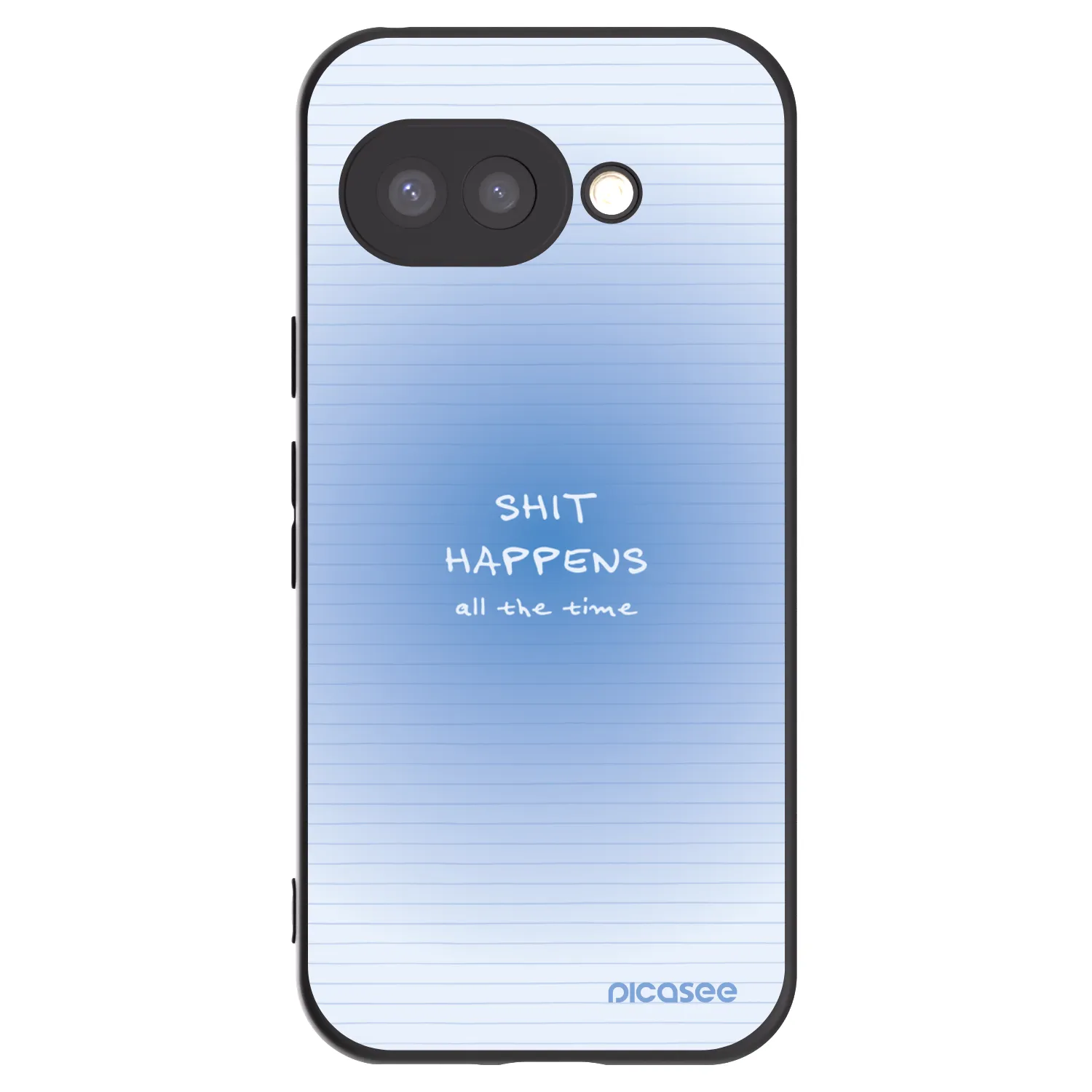 Picasee silikónový čierny obal pre Google Pixel 9a - Oops Memo