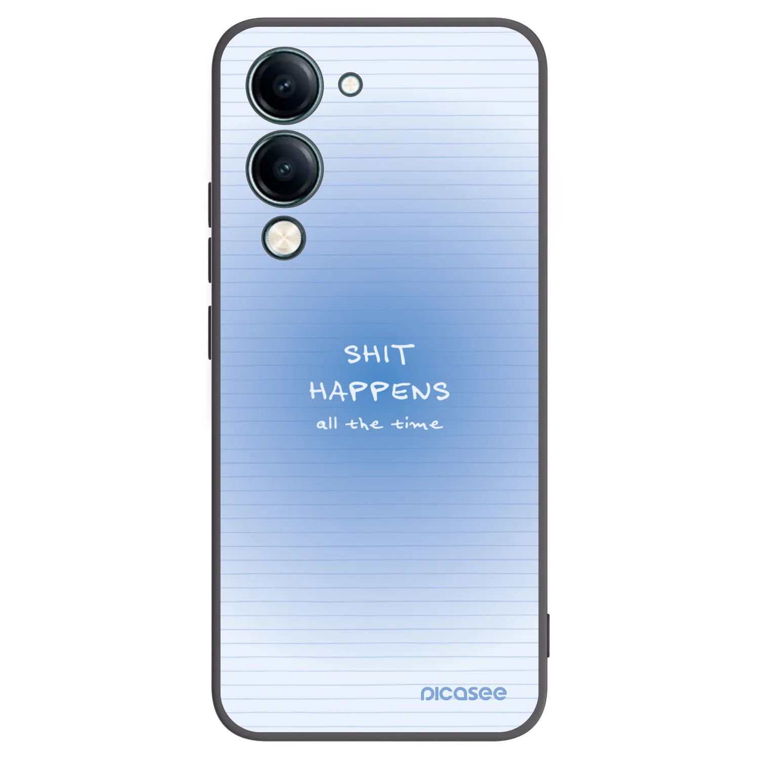 Picasee silikónový čierny obal pre Vivo Y29s 5G - Oops Memo