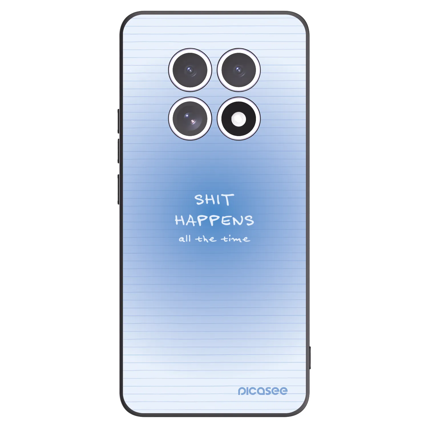 Picasee silikónový čierny obal pre Xiaomi Redmi Note 15 4G - Oops Memo