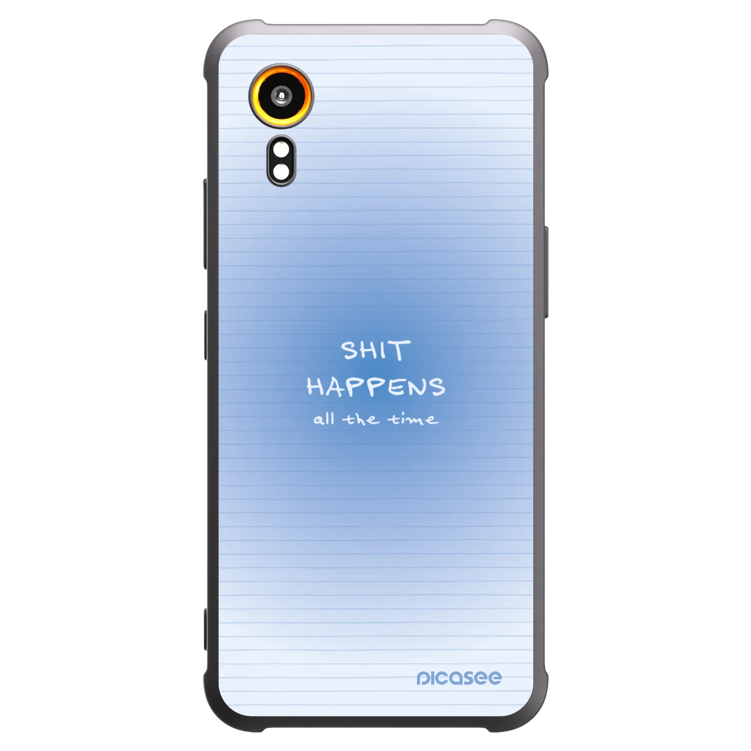 Picasee silikónový čierny obal pre Samsung Galaxy XCover 7 - Oops Memo