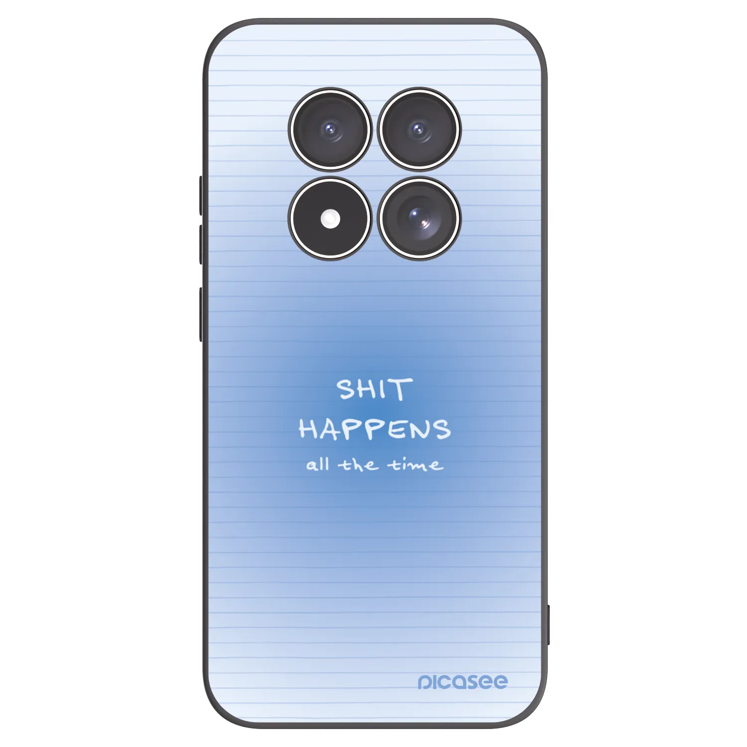 Picasee silikónový čierny obal pre Xiaomi Redmi Note 15 Pro 5G - Oops Memo