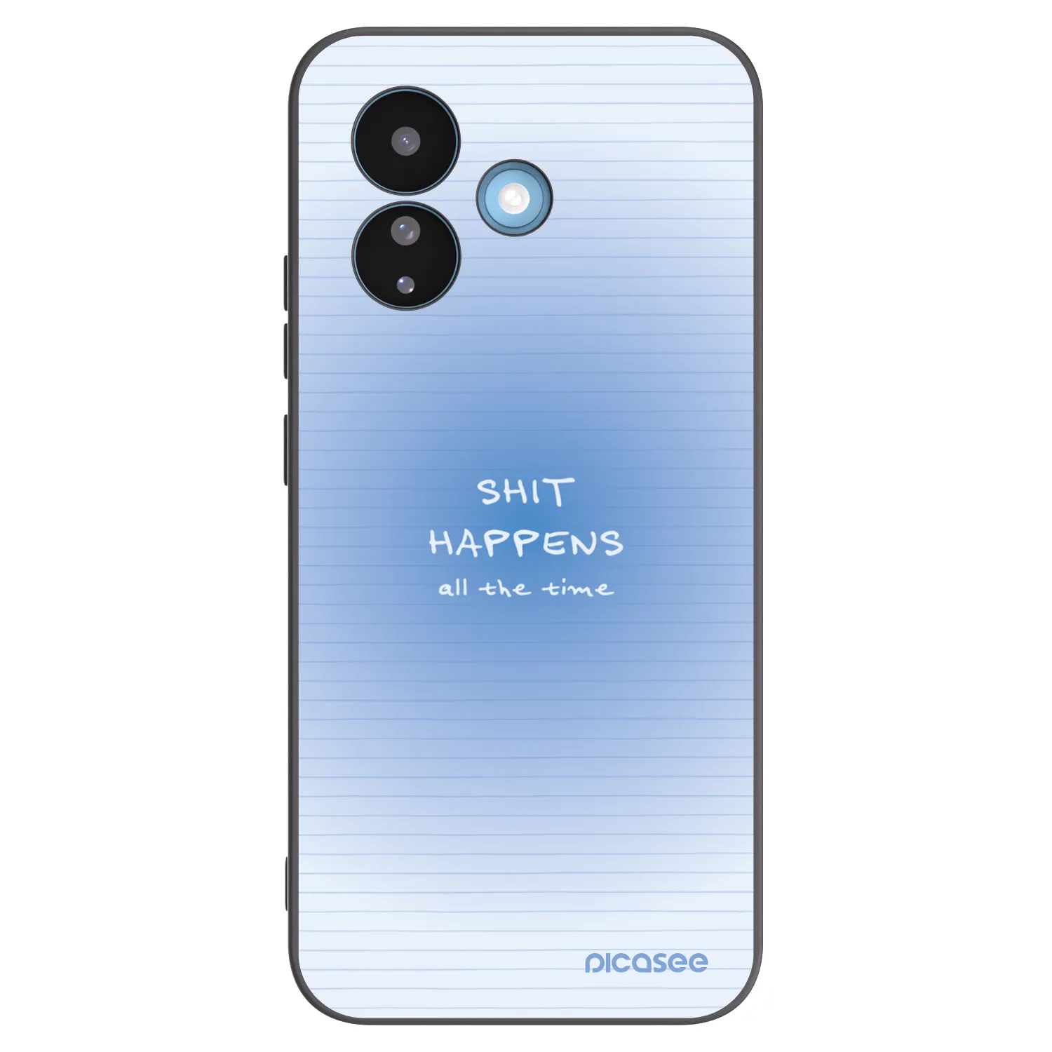 Picasee silikónový čierny obal pre Xiaomi Redmi Note 17 Pro 5G - Oops Memo