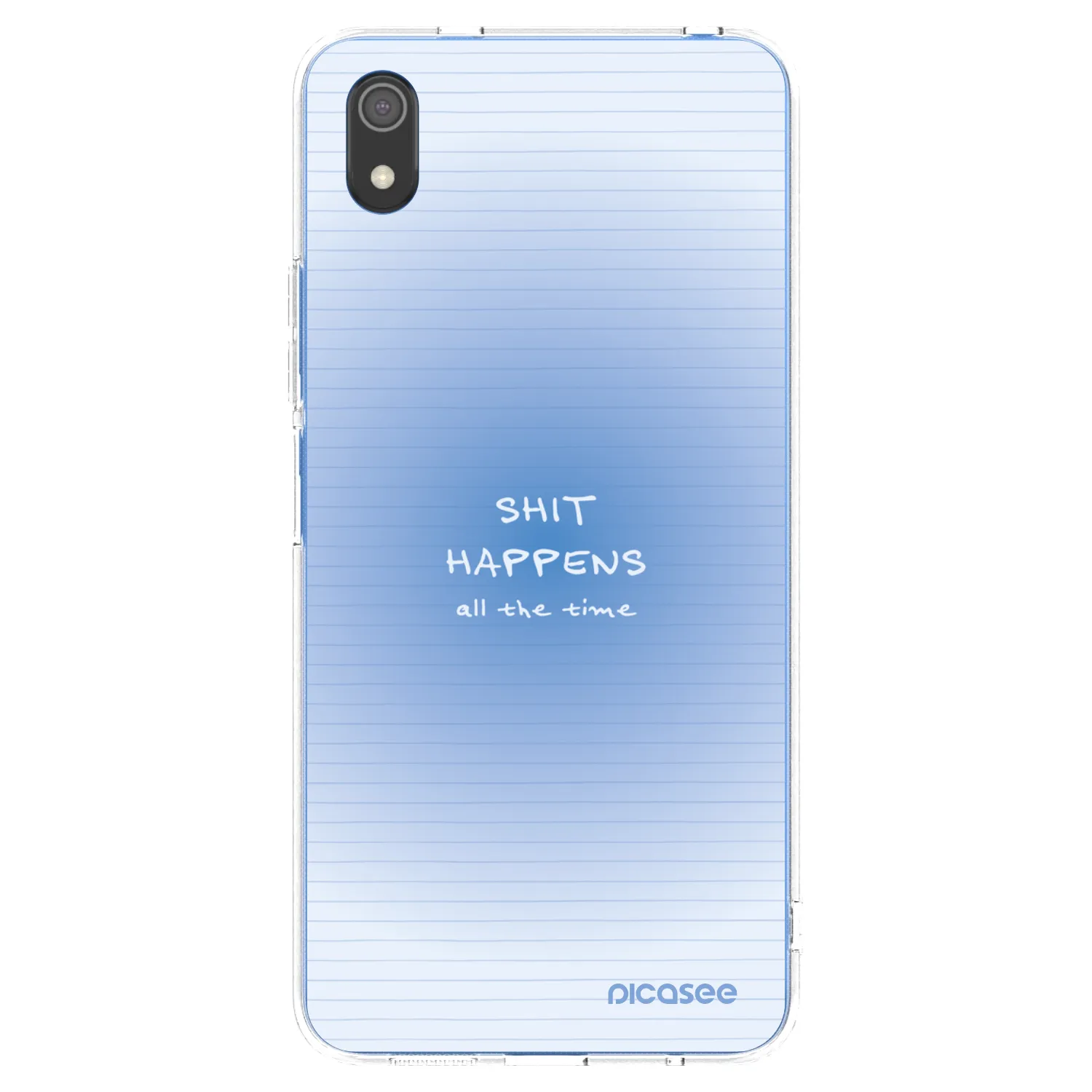 Picasee silikónový prehľadný obal pre Xiaomi Redmi 7A - Oops Memo