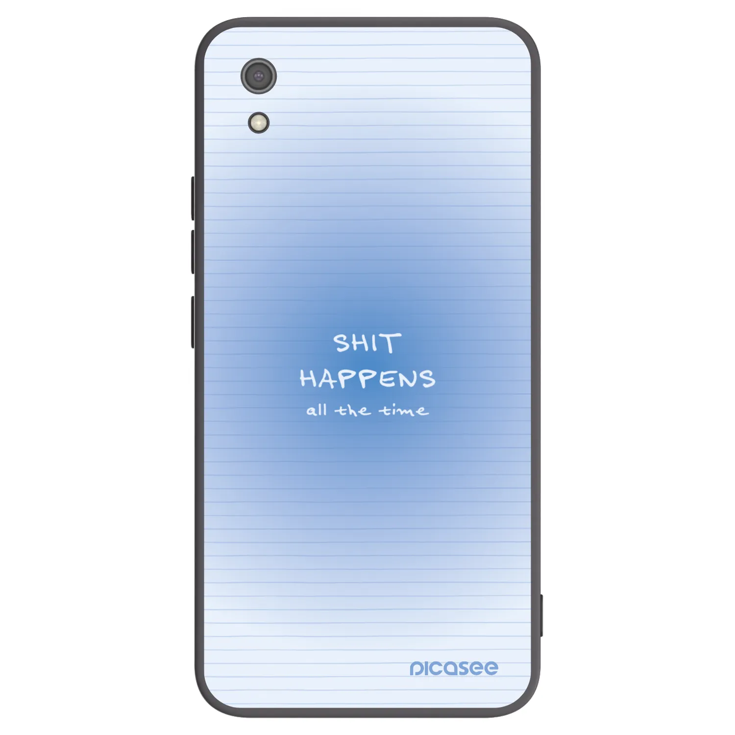 Picasee silikónový čierny obal pre Xiaomi Redmi 7A - Oops Memo