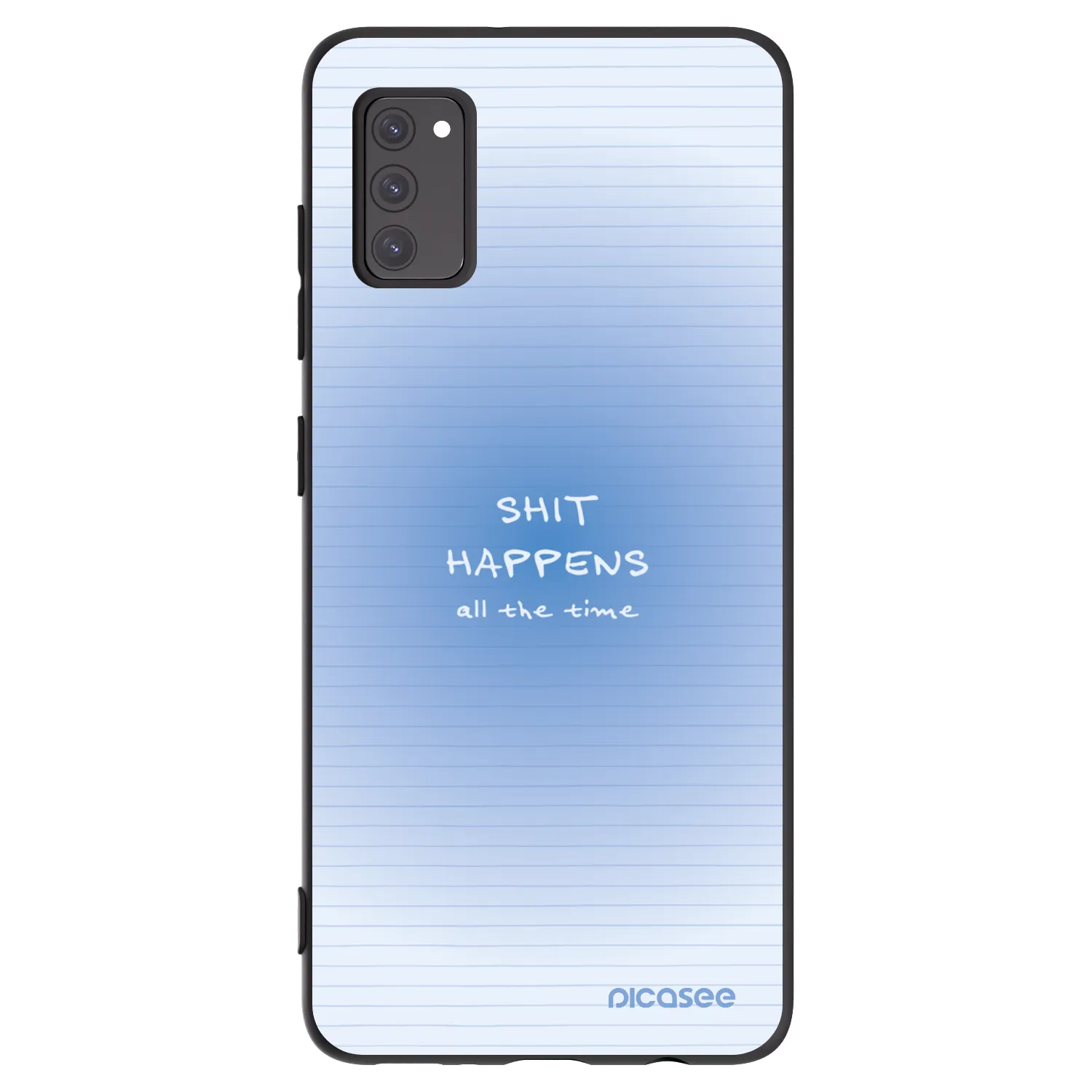 Picasee silikónový čierny obal pre Samsung Galaxy A41 A415F - Oops Memo