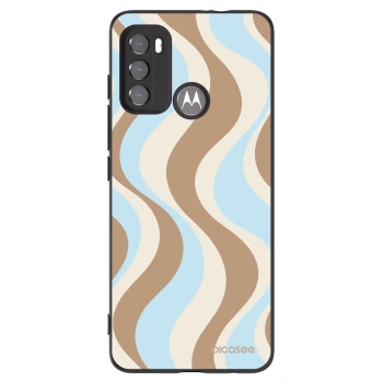 Picasee silikónový čierny obal pre Motorola Moto G60 - Abanico Days