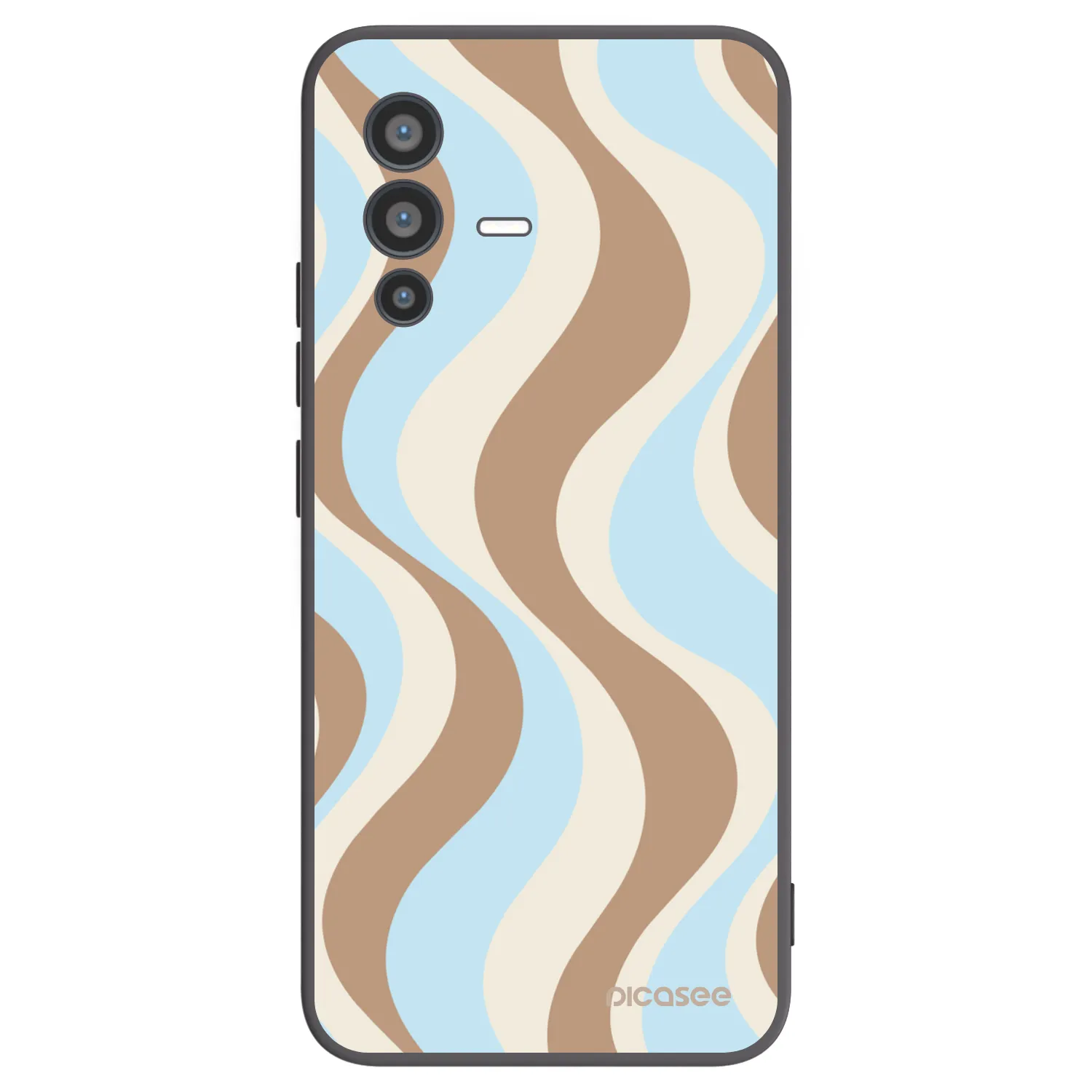 Picasee silikónový čierny obal pre Vivo V23 5G - Abanico Days