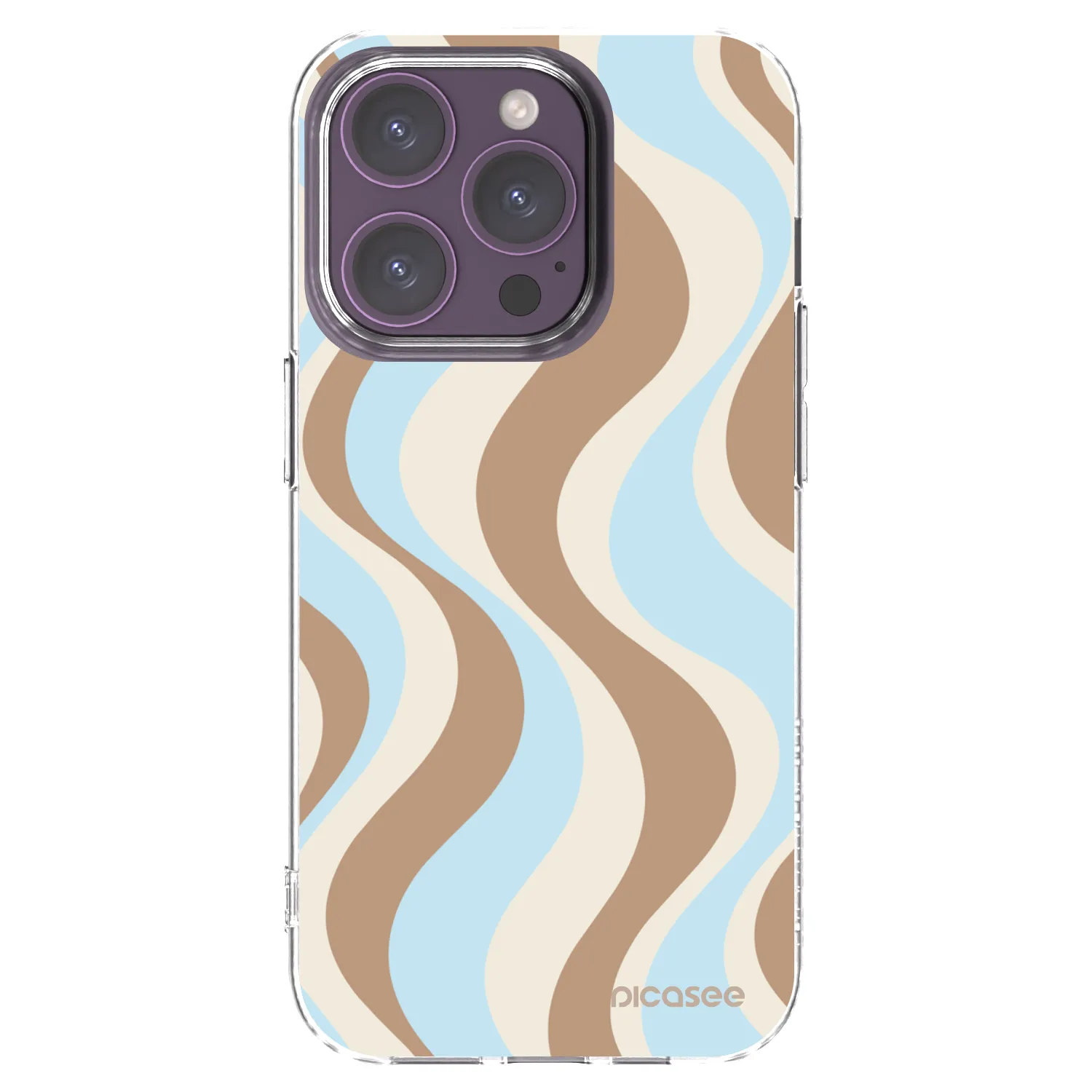 Picasee silikónový prehľadný obal pre Apple iPhone 14 Pro - Abanico Days