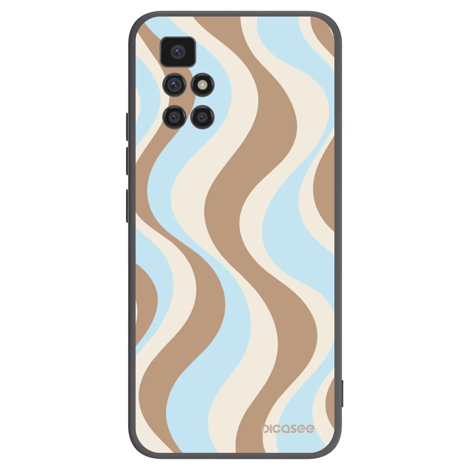 Picasee silikónový čierny obal pre Xiaomi Redmi 10 (2022) - Abanico Days