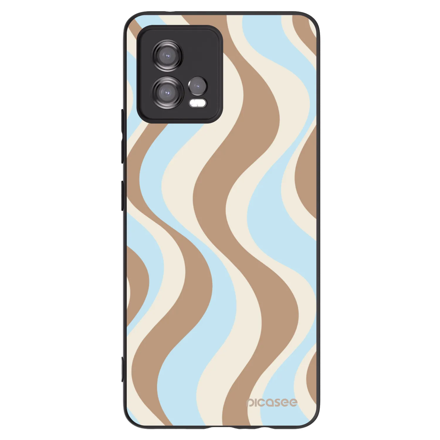 Picasee silikónový čierny obal pre Motorola Moto G72 - Abanico Days