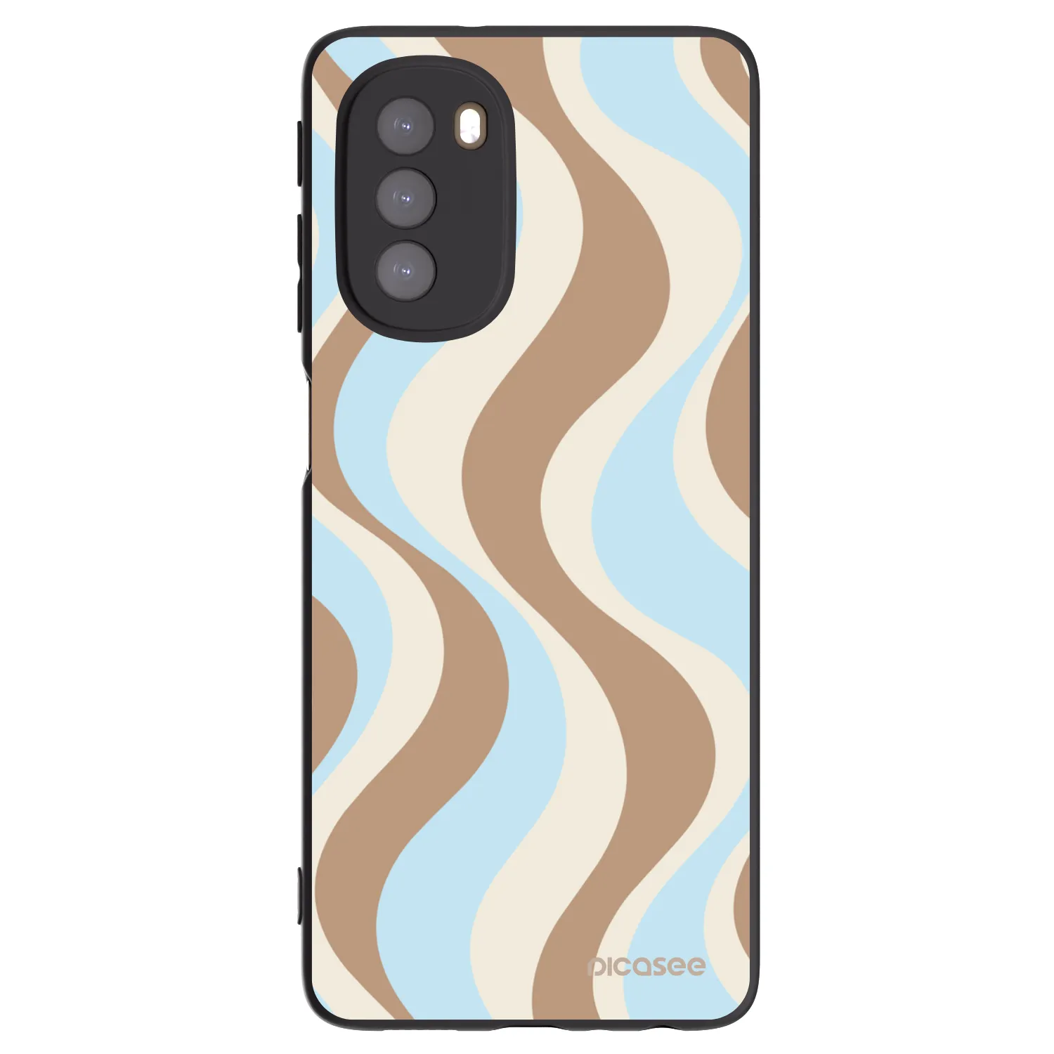 Picasee silikónový čierny obal pre Motorola Moto G51 - Abanico Days