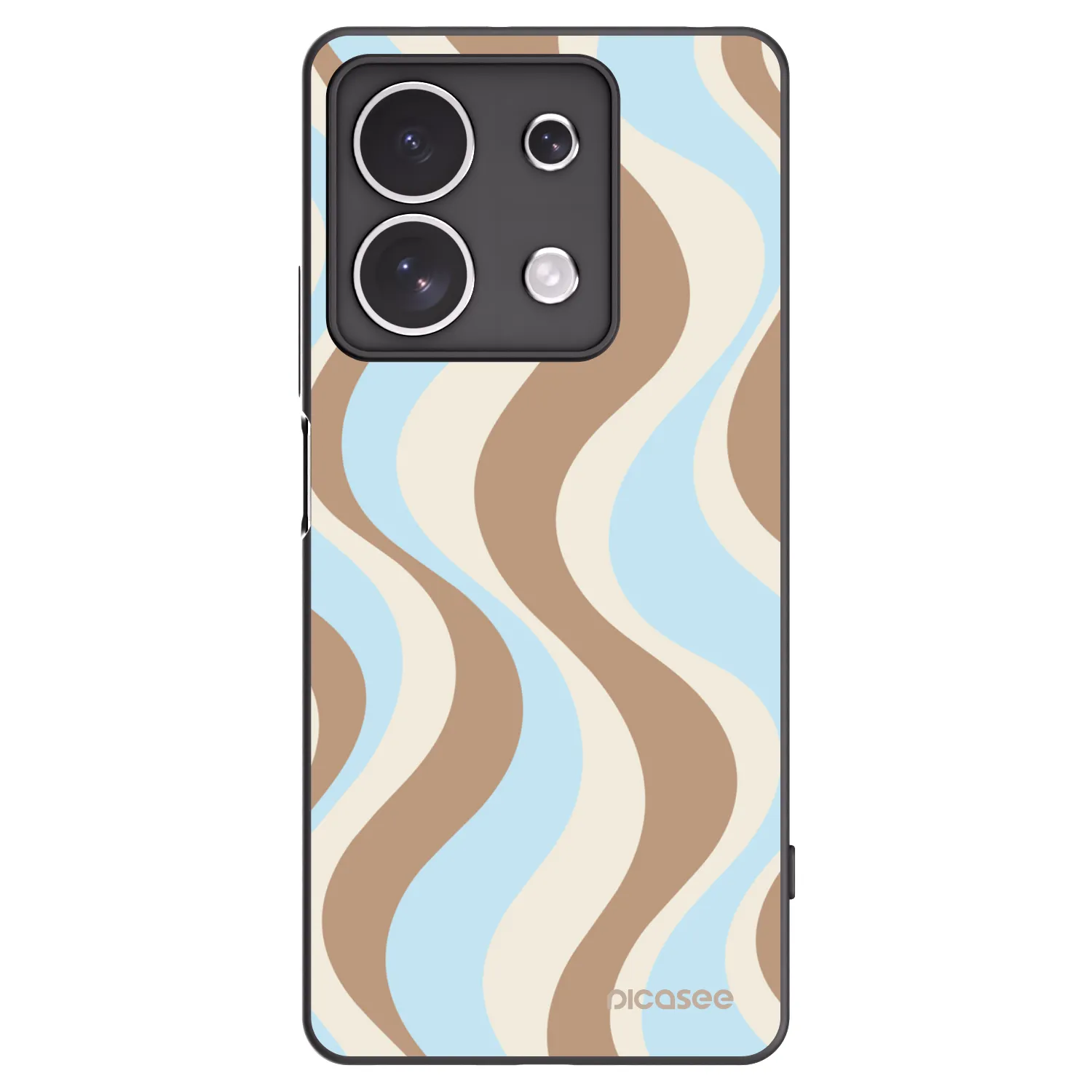 Picasee silikónový čierny obal pre Xiaomi Redmi Note 13 4G - Abanico Days
