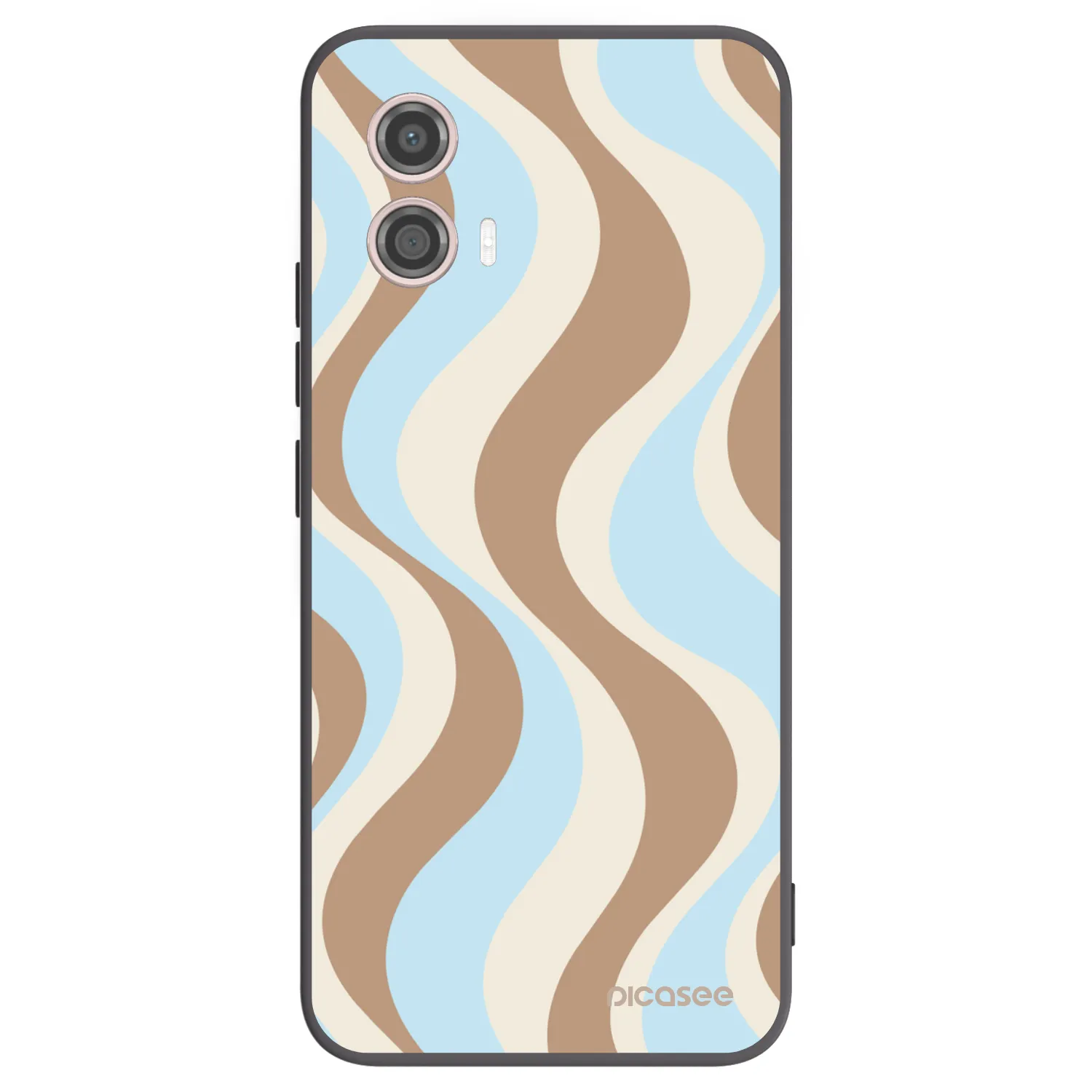 Picasee silikónový čierny obal pre Motorola Moto G53 5G - Abanico Days